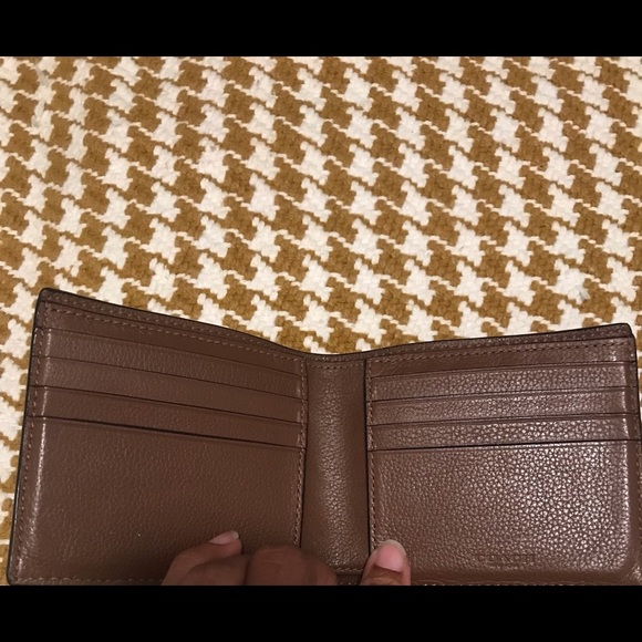 COACH Dark Saddle Wallet - Picture 3 of 5